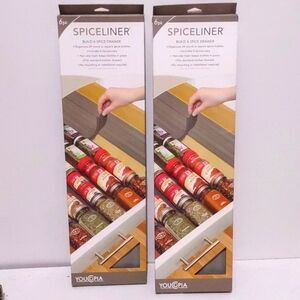 Two! Spice Liner Spice Drawer Organizer New in Box Kitchen Organization